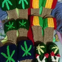 Тапки из конопляных волокон